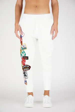 Dsquared2 Patch Embellished Tapered Sweatpants