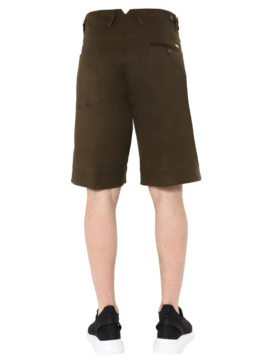 Dsquared2 Side Pocket Flared Bermuda Shorts