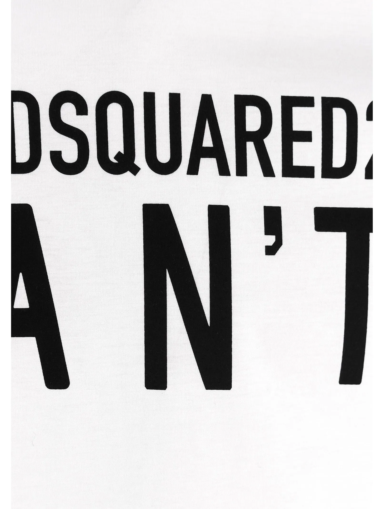 Dsquared2 Slogan Print Crewneck T-Shirt