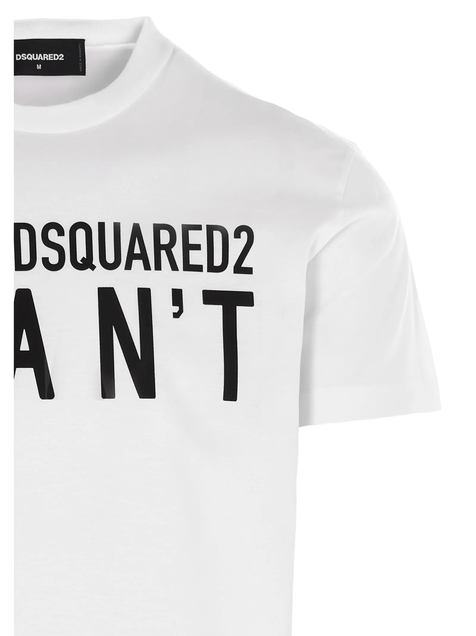 Dsquared2 Slogan Print Crewneck T-Shirt
