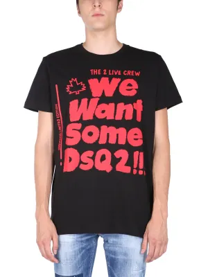 Dsquared2 Slogan Print T-Shirt
