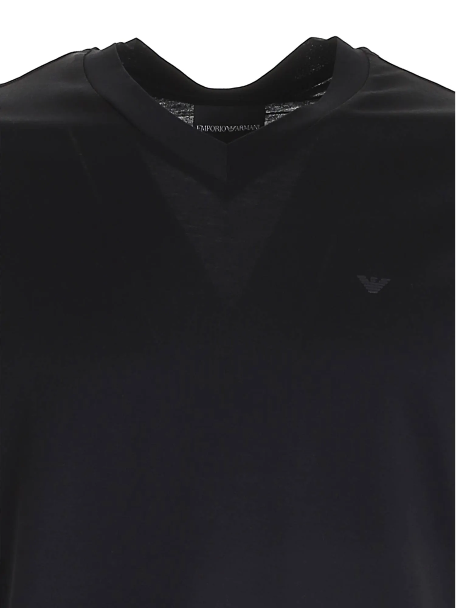 Emporio Armani Eagle Logo V-Neck T-Shirt