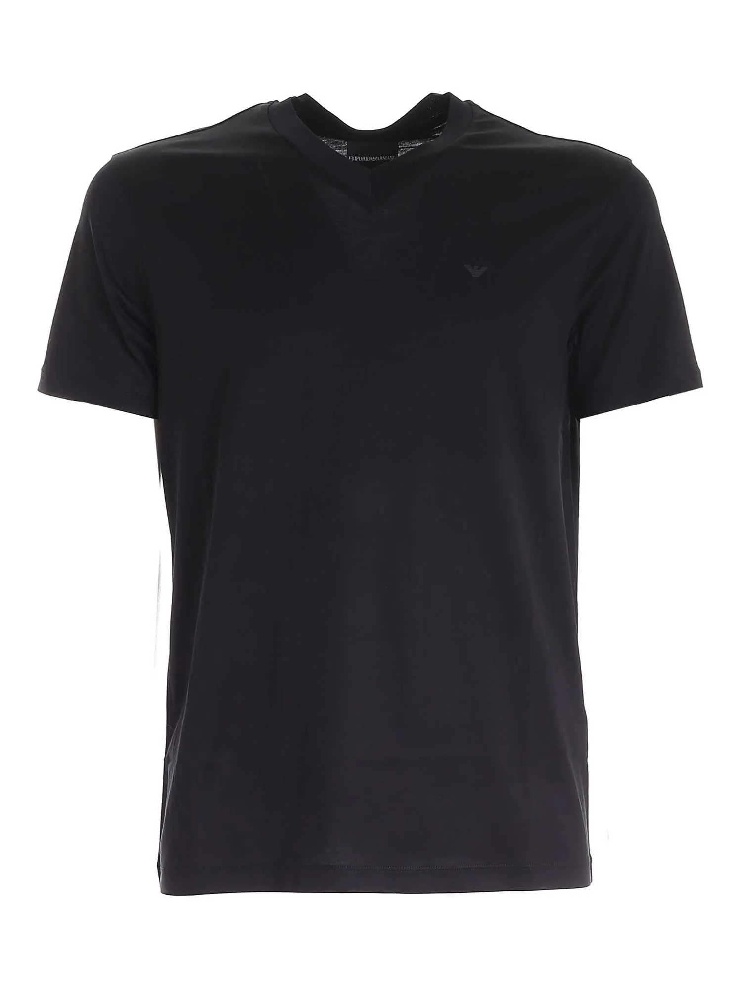 Emporio Armani Eagle Logo V-Neck T-Shirt