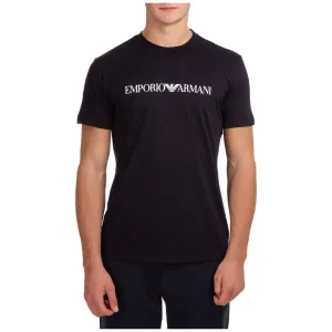 Emporio Armani Logo Printed Crewneck T-Shirt