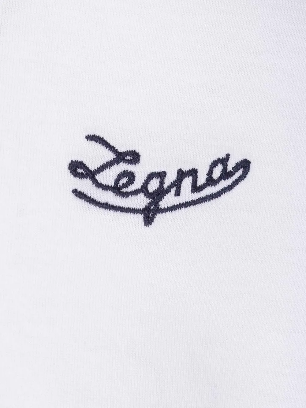 Ermenegildo Zegna Logo Embroidered Crewneck T-Shirt