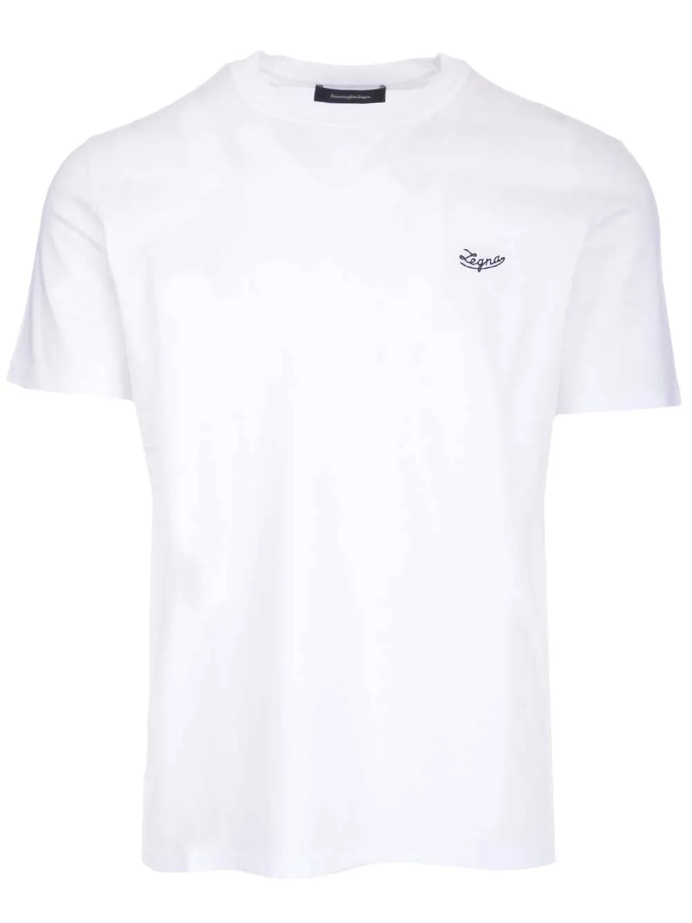 Ermenegildo Zegna Logo Embroidered Crewneck T-Shirt
