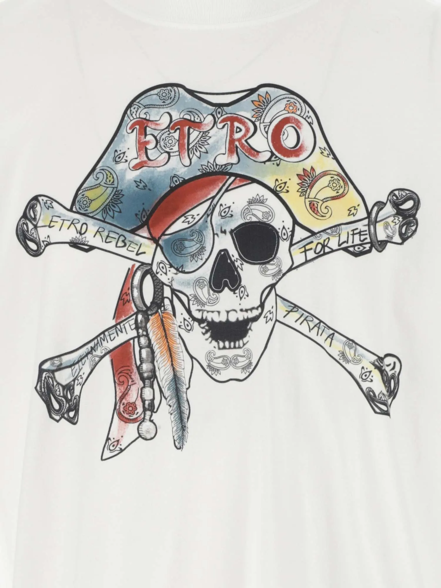 Etro Graphic Printed Crewneck T-Shirt