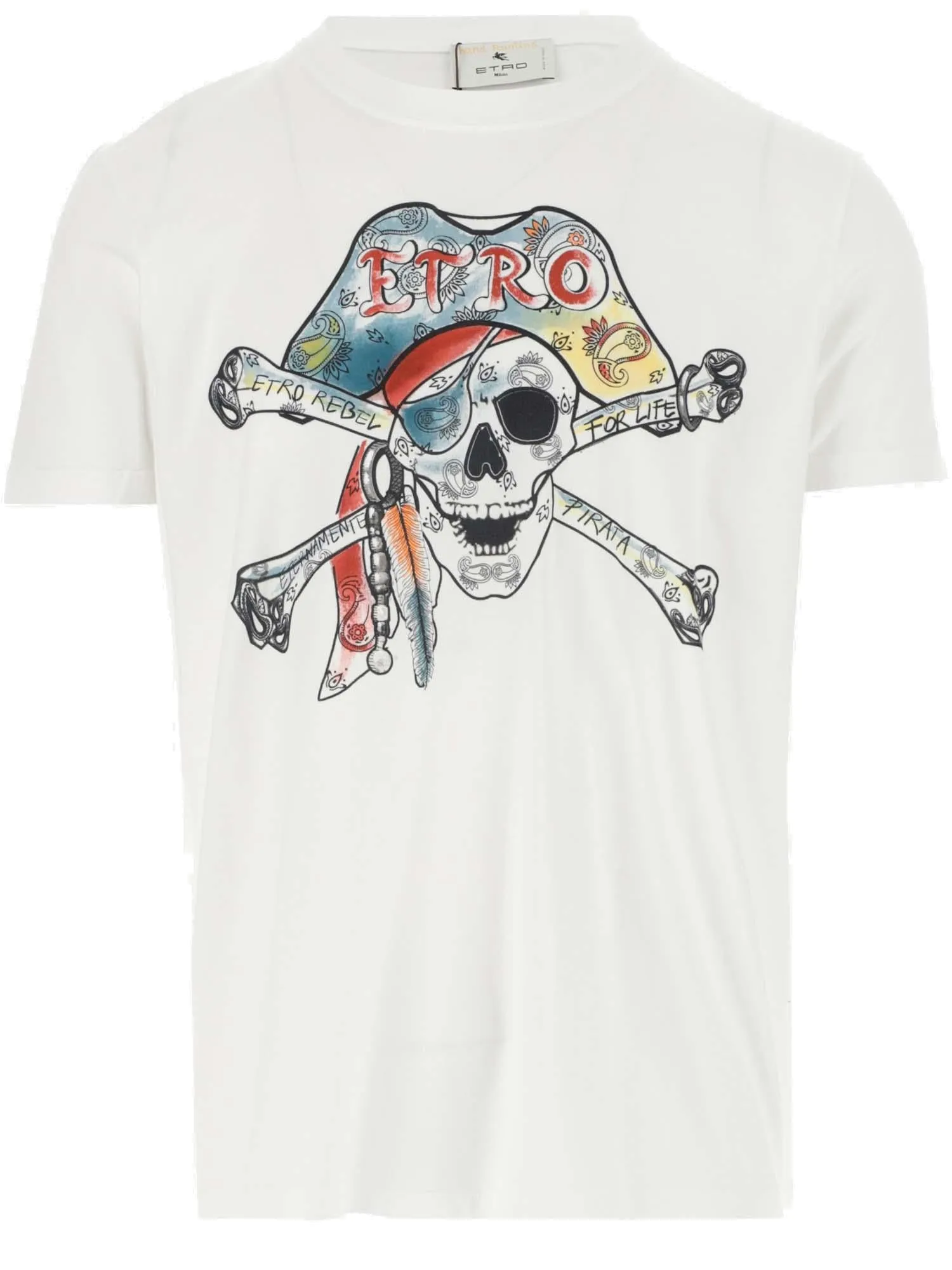 Etro Graphic Printed Crewneck T-Shirt