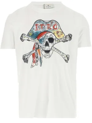 Etro Graphic Printed Crewneck T-Shirt