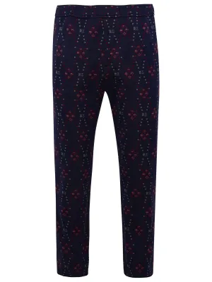 Etro Logo Detailed Straight Leg Pants