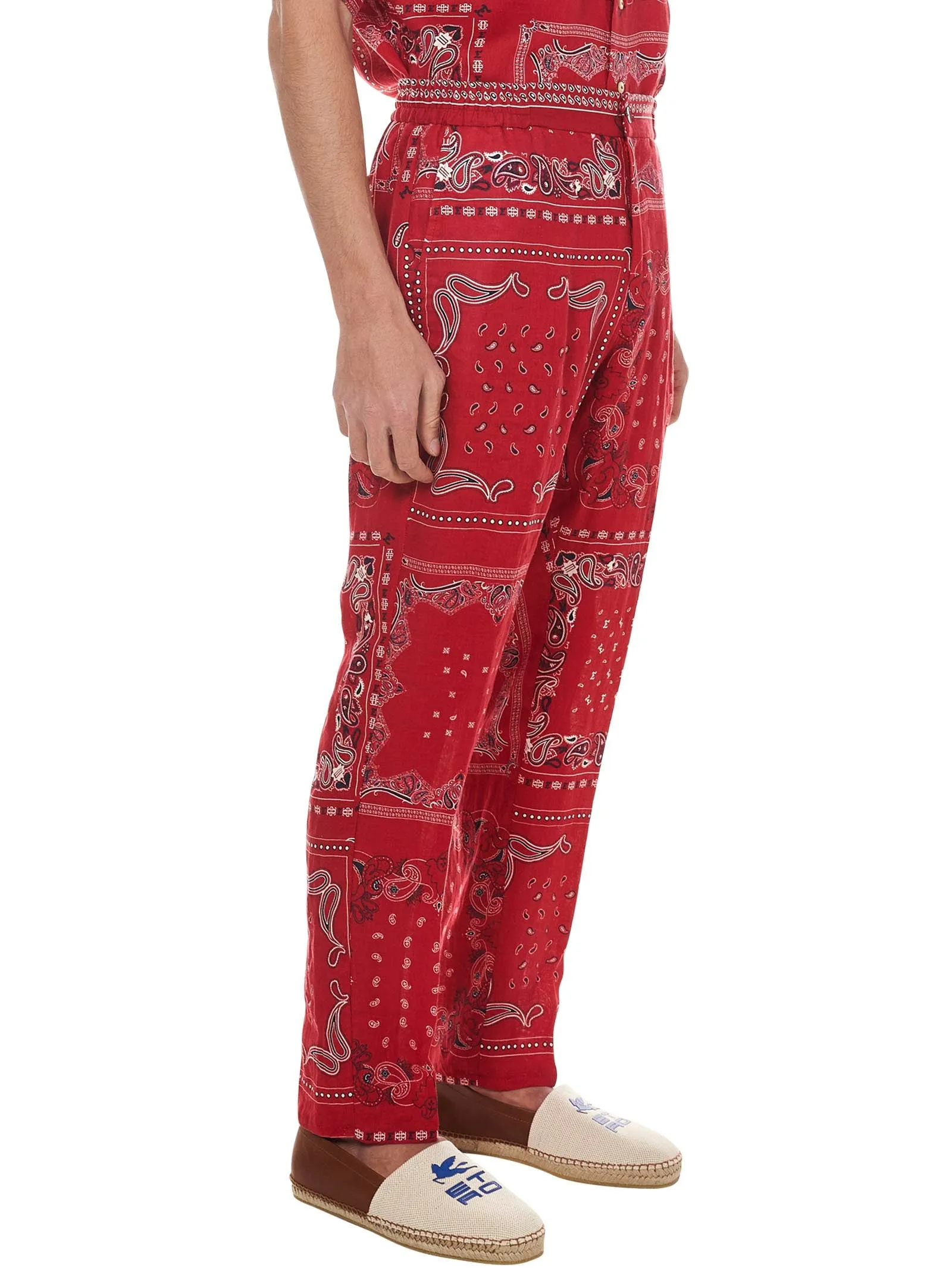 Etro Paisley Printed Cropped Trousers