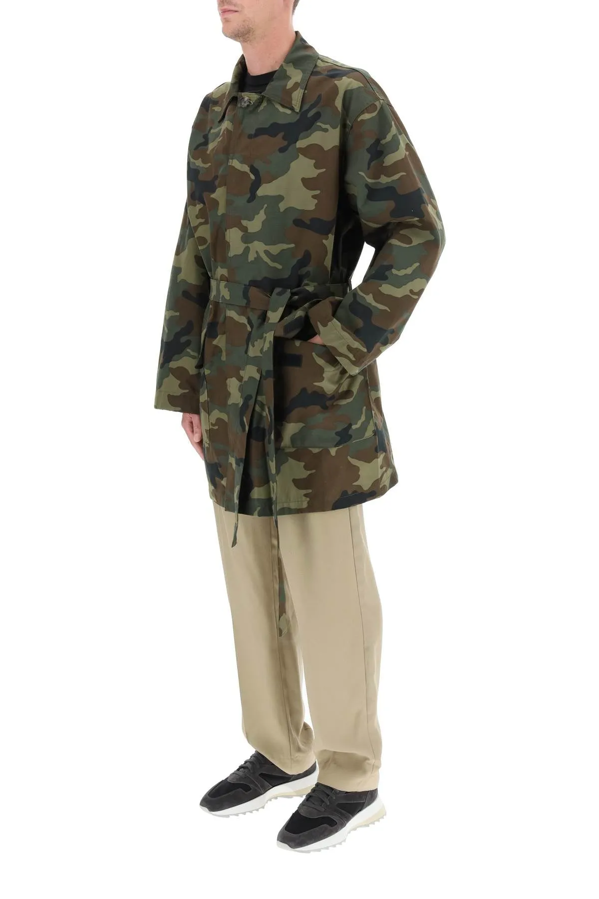 Fear of God Camouflage Print Buttoned Jacket