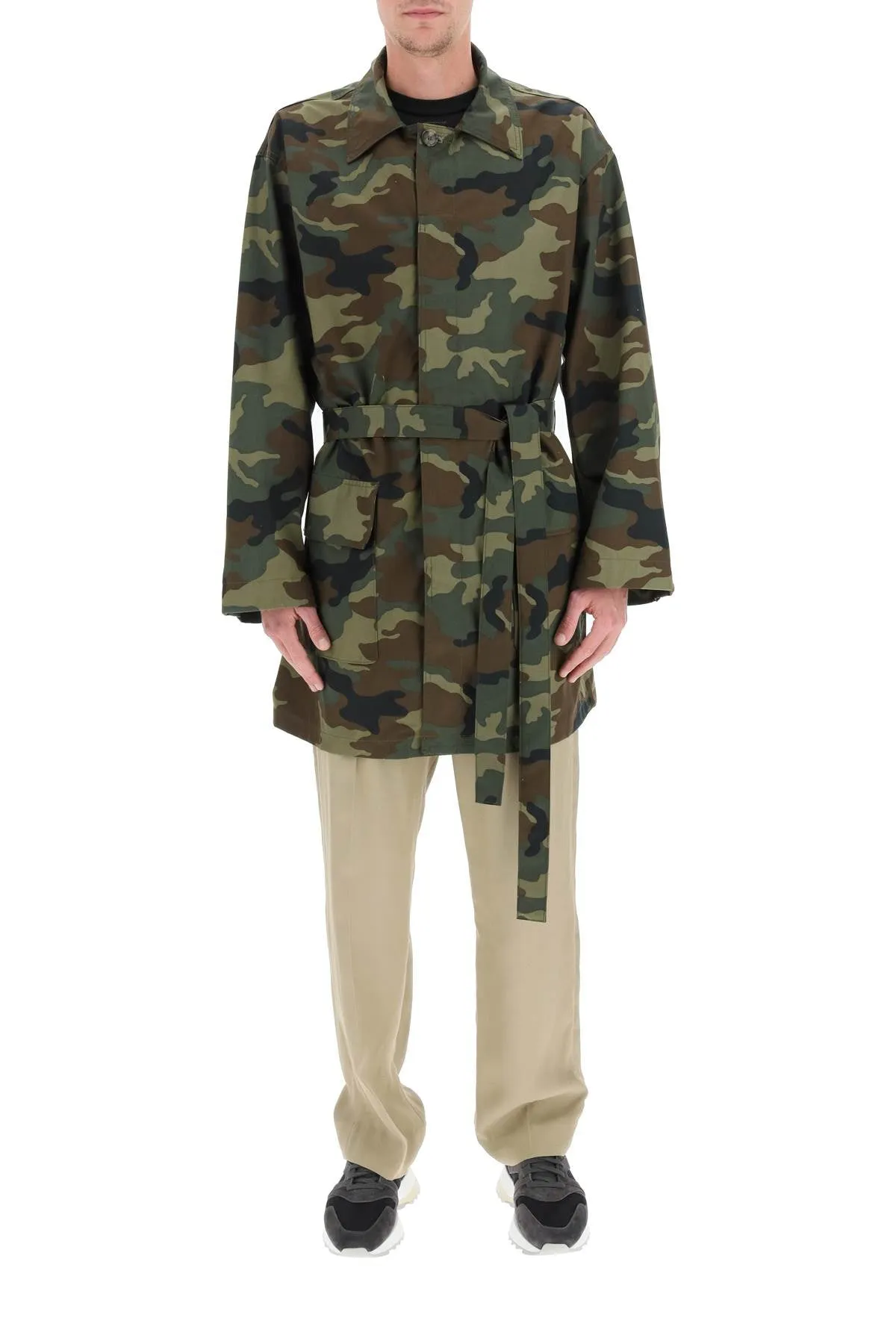 Fear of God Camouflage Print Buttoned Jacket