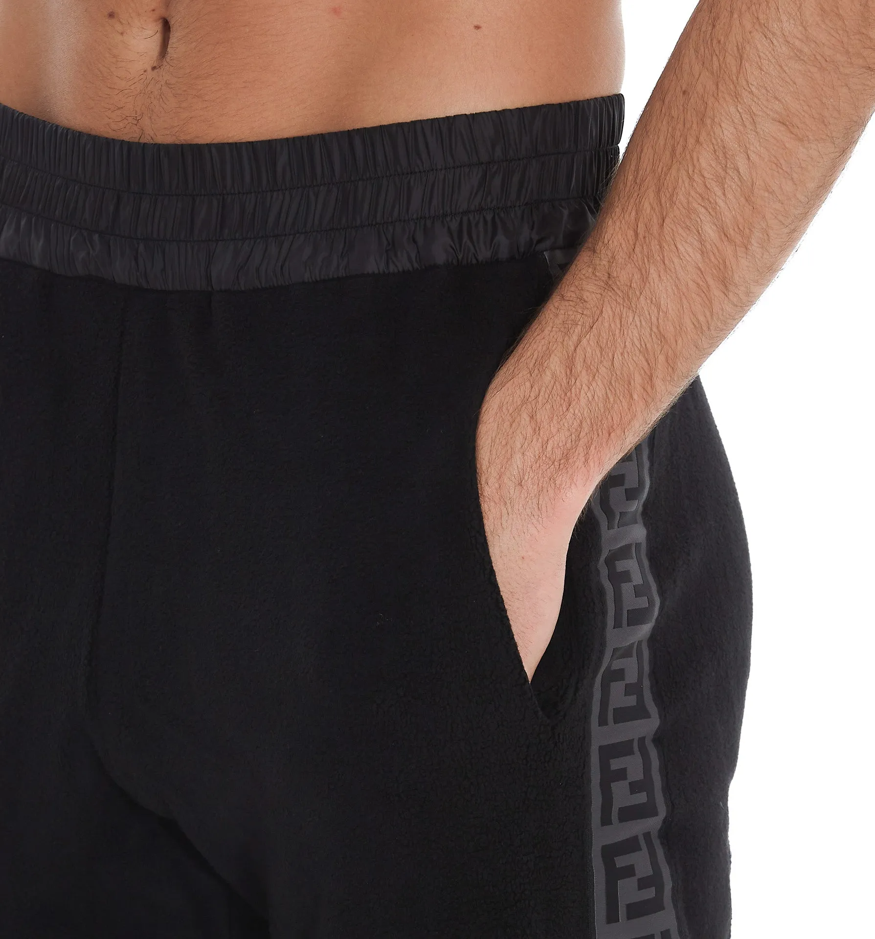 Fendi Logo Detailed Tapered Leg Trousers