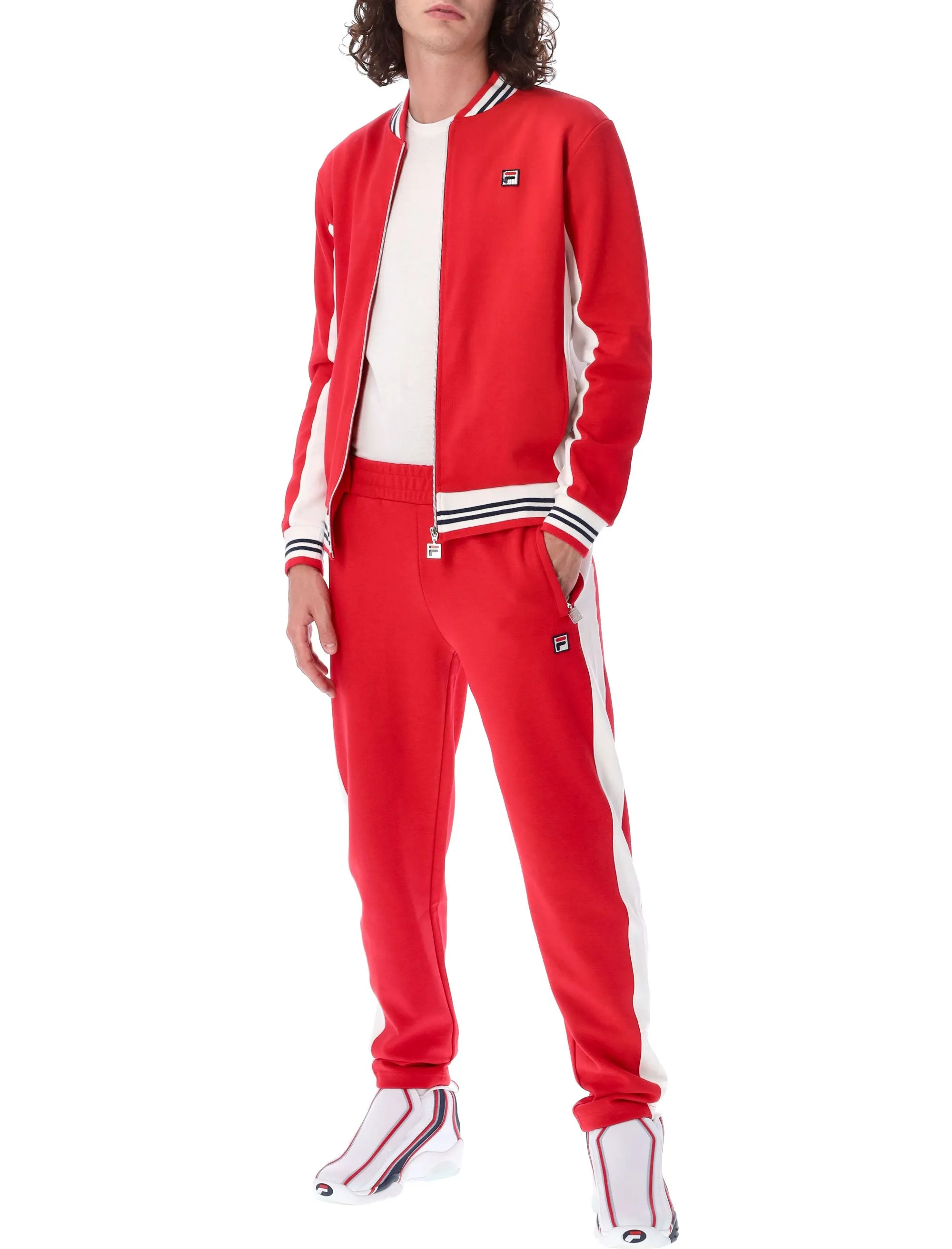 Fila Logo Embroidered Zip-Up Jacket