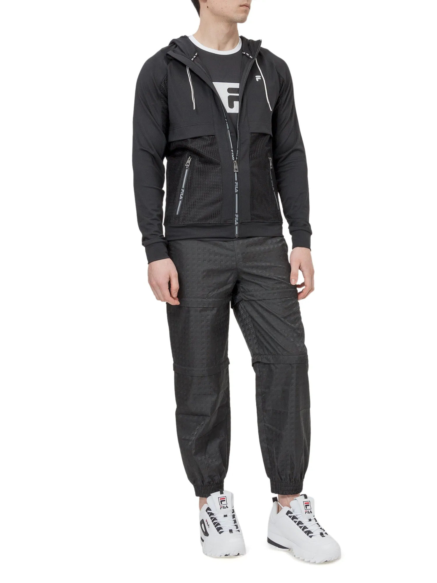 Fila Logo Print Drawstring Track Pants