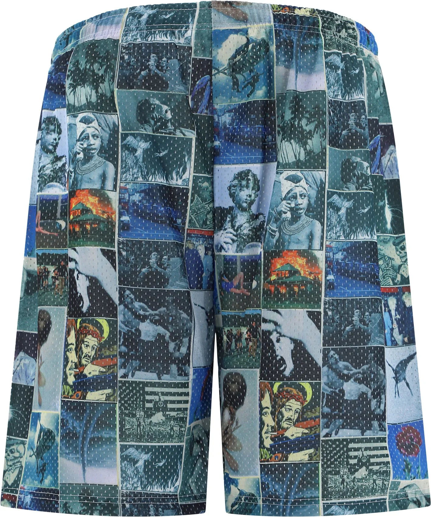 Fucking Awesome Frogman Collage Printed Shorts
