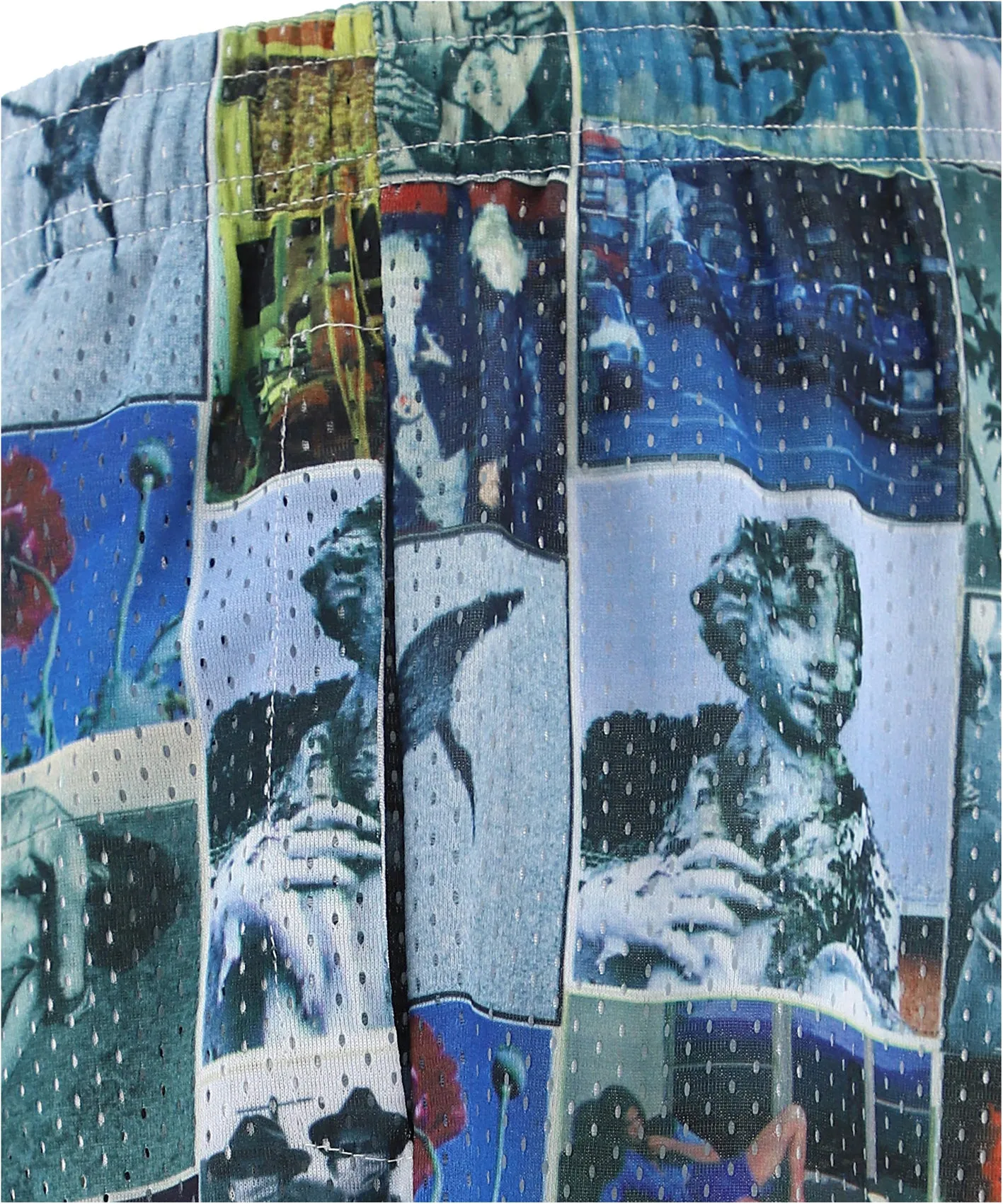 Fucking Awesome Frogman Collage Printed Shorts