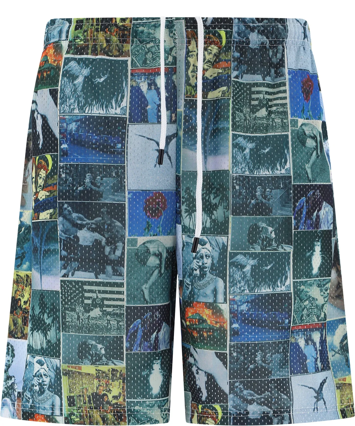 Fucking Awesome Frogman Collage Printed Shorts