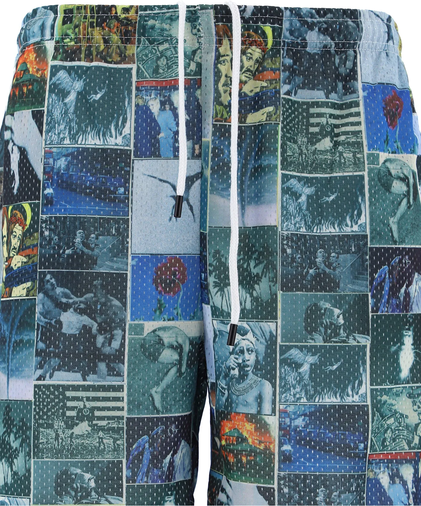 Fucking Awesome Frogman Collage Printed Shorts