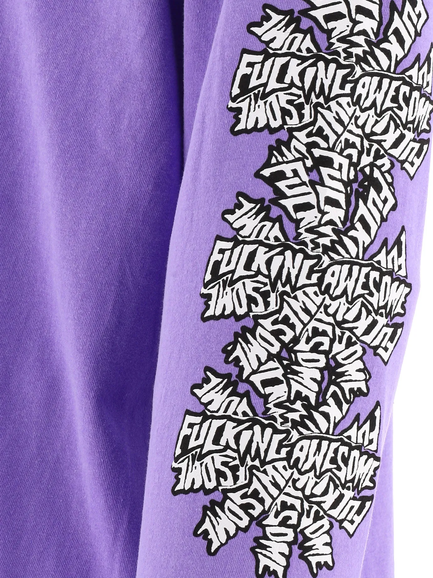 Fucking Awesome Logo Printed Crewneck T-Shirt