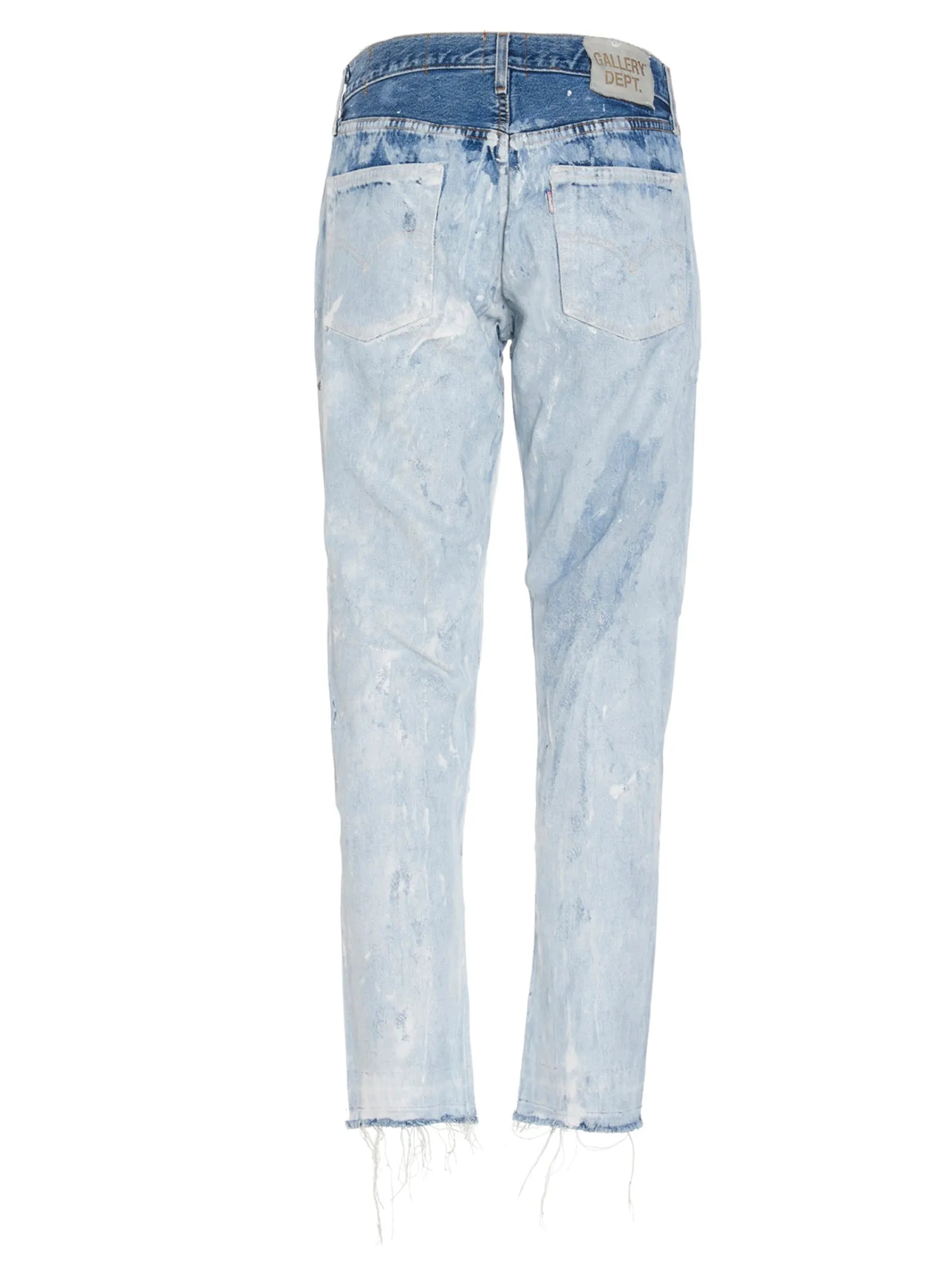 Gallery Dept. Bleached Effect Straight Leg Jeans