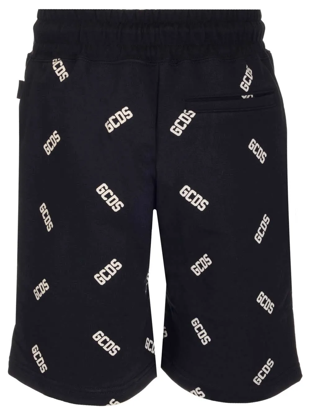 GCDS Allover Logo Print Drawstring Shorts