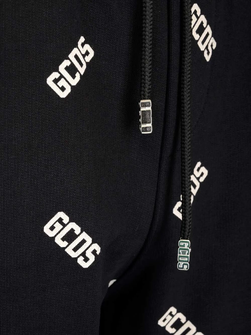 GCDS Allover Logo Print Drawstring Shorts
