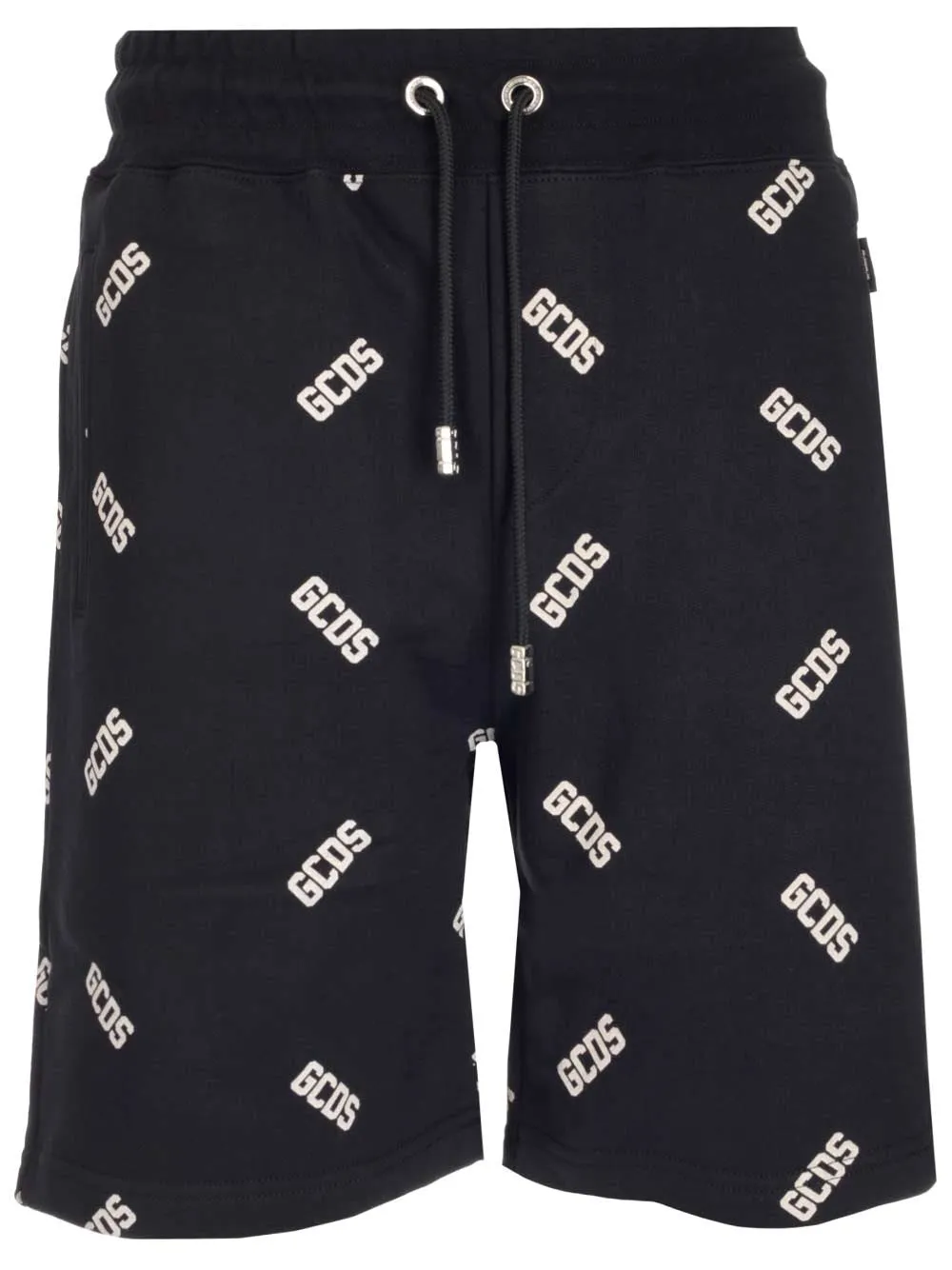 GCDS Allover Logo Print Drawstring Shorts