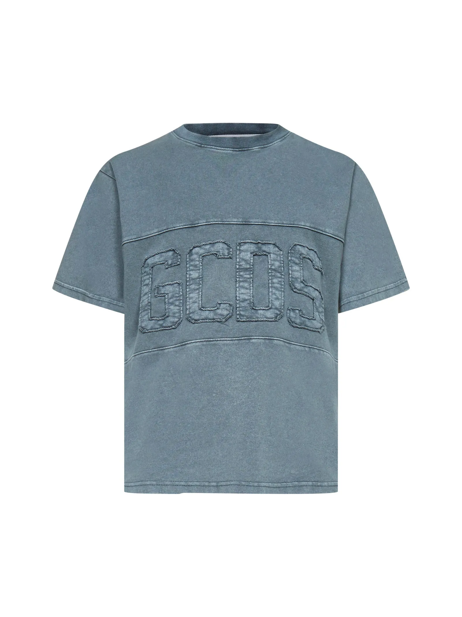 GCDS Logo Detailed Crewneck T-Shirt