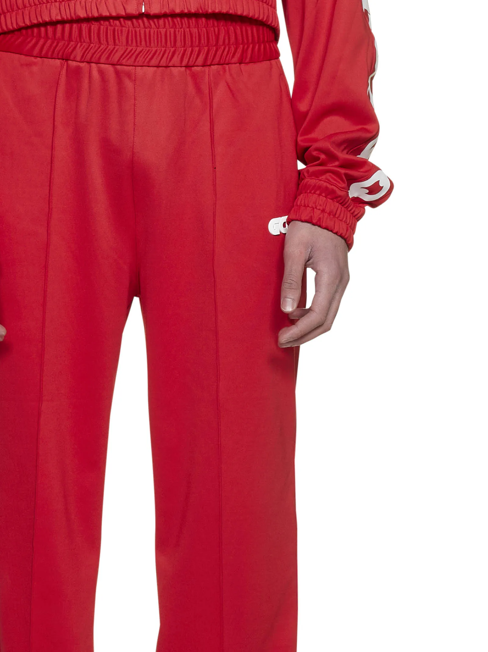 GCDS Logo Detailed Elastic Waist Jogging Pants