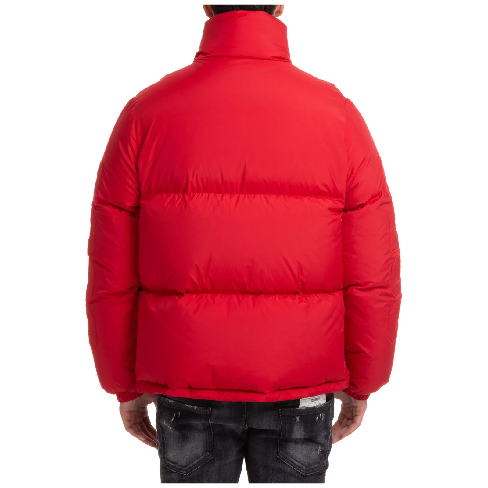 GCDS Logo Embroidered Down Jacket