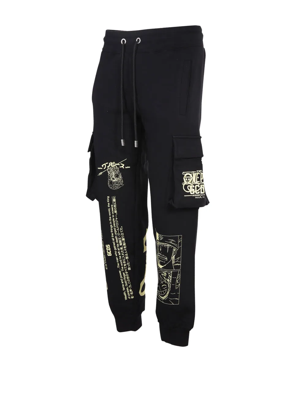 GCDS One Piece Logo Printed Drawstring Sweatpants