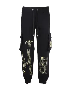 GCDS One Piece Logo Printed Drawstring Sweatpants