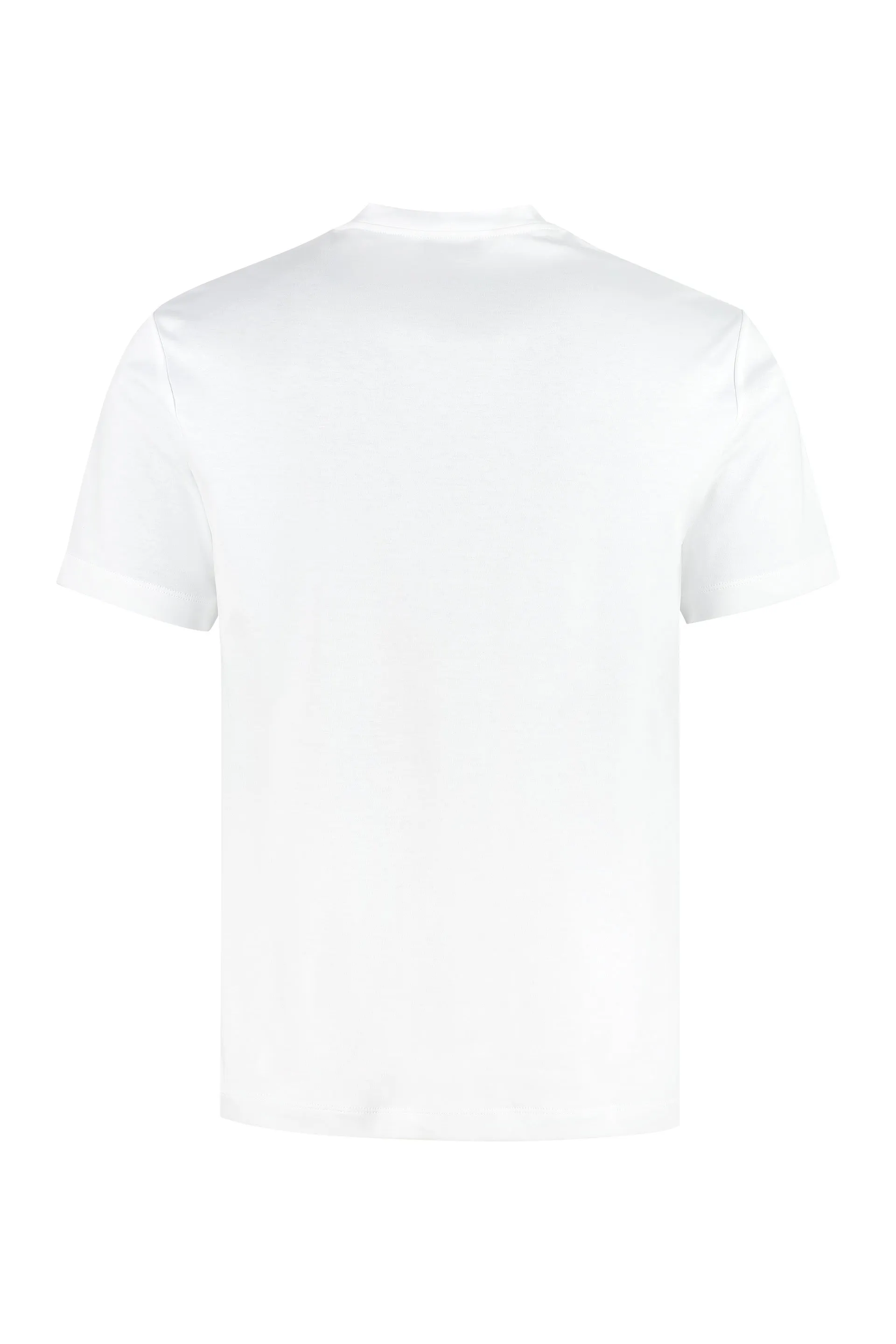 Giorgio Armani Logo Embroidered Crewneck T-Shirt