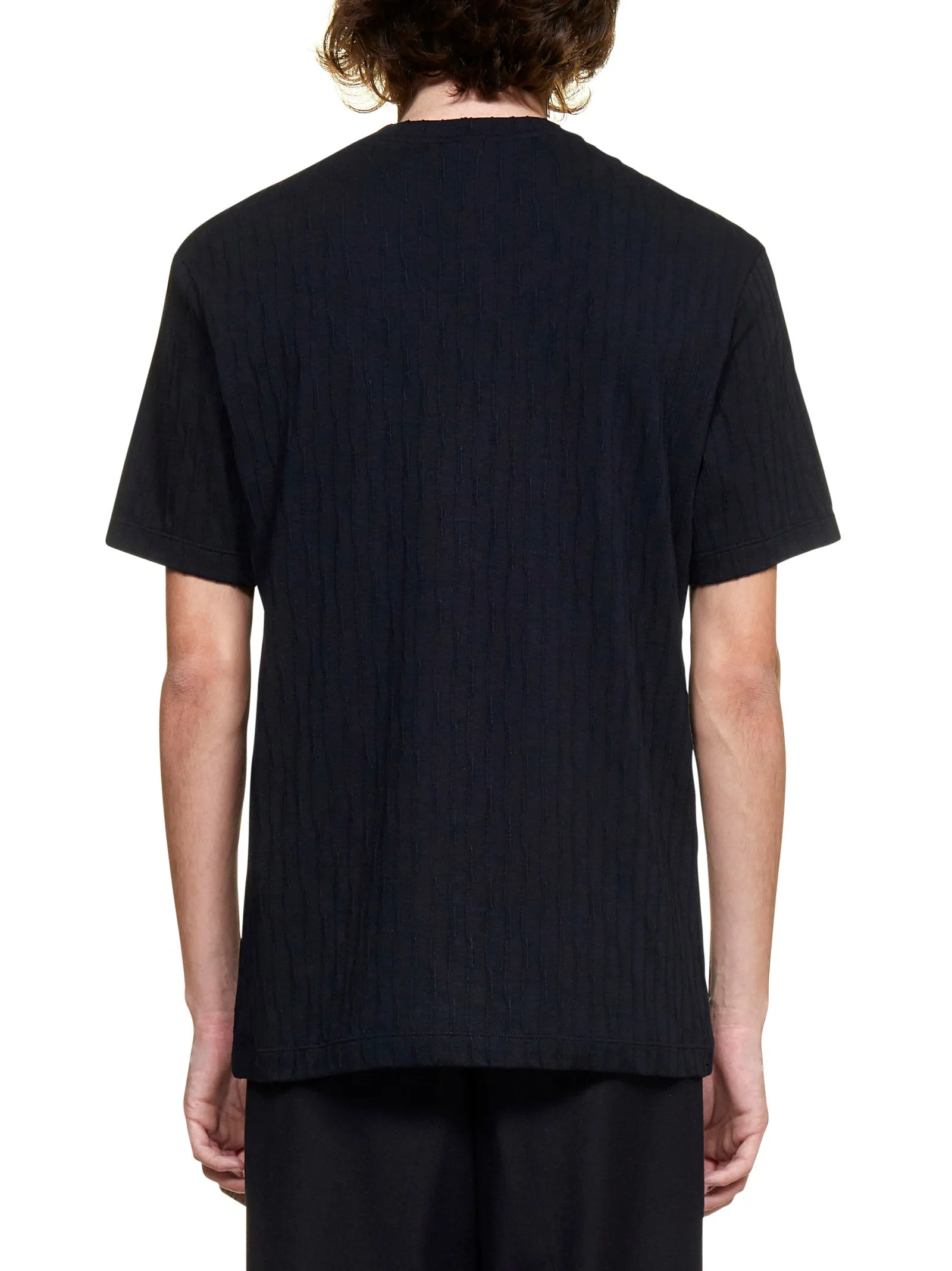 Giorgio Armani Wrinkled-Effect Crewneck T-Shirt