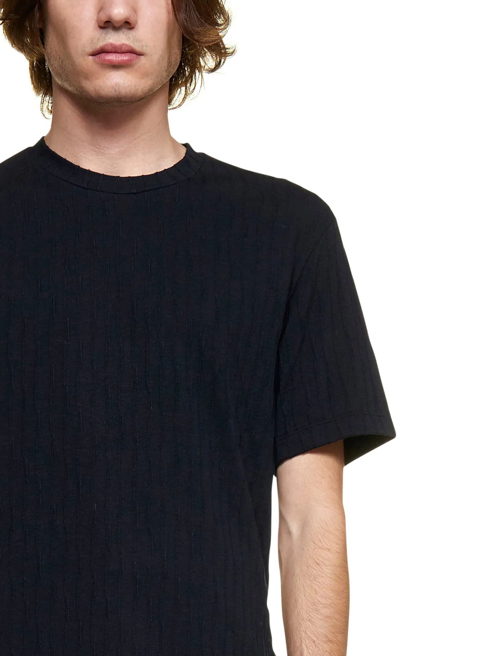 Giorgio Armani Wrinkled-Effect Crewneck T-Shirt