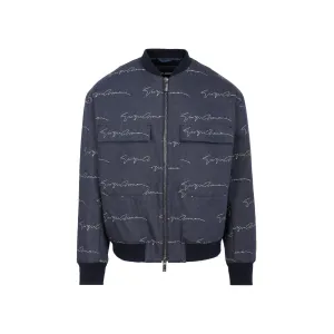 Giorgio Armani Zip-Up Blouson Jacket