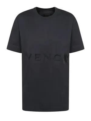 Givenchy Logo Embroidered Crewneck T-Shirt