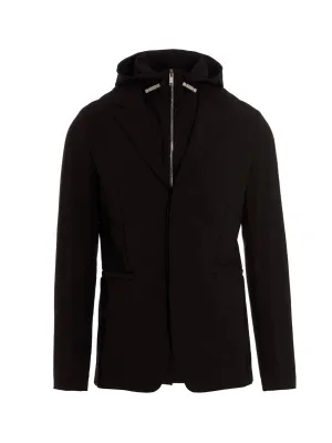 Givenchy Removable Layered Hooded Jacket