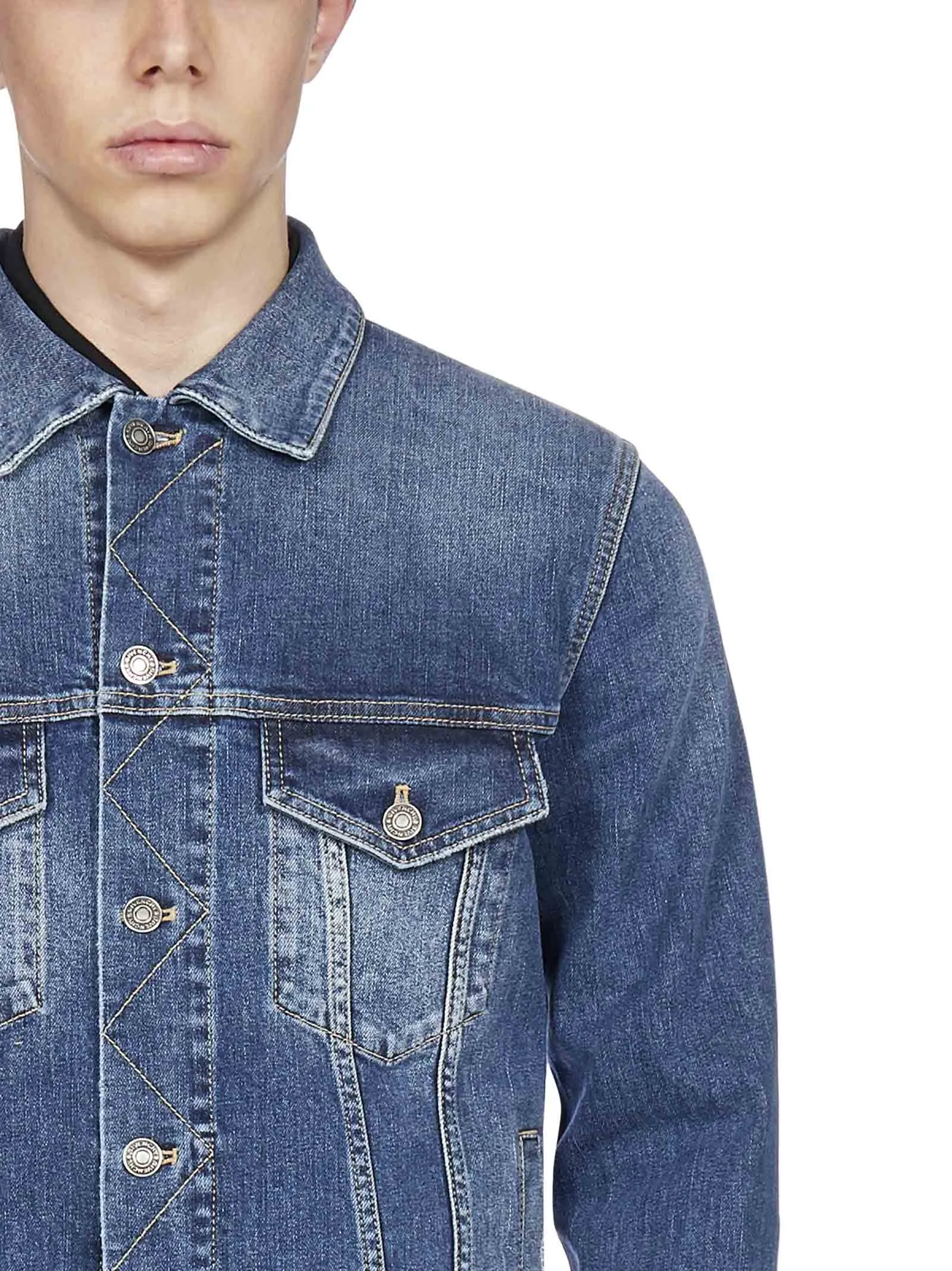 Givenchy Vintage Logo Denim Jacket