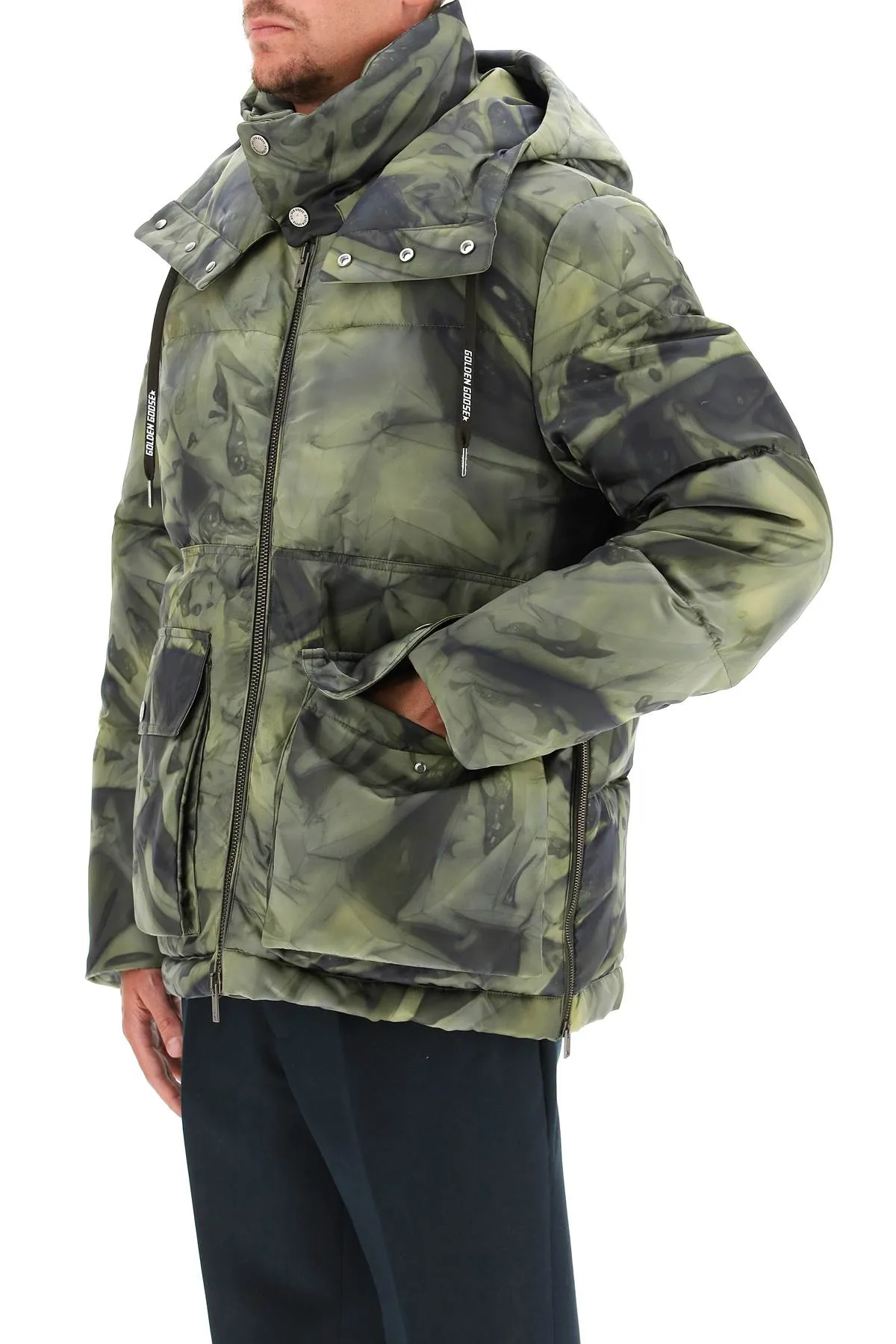 Golden Goose Deluxe Brand Hooded Zipped Jacket