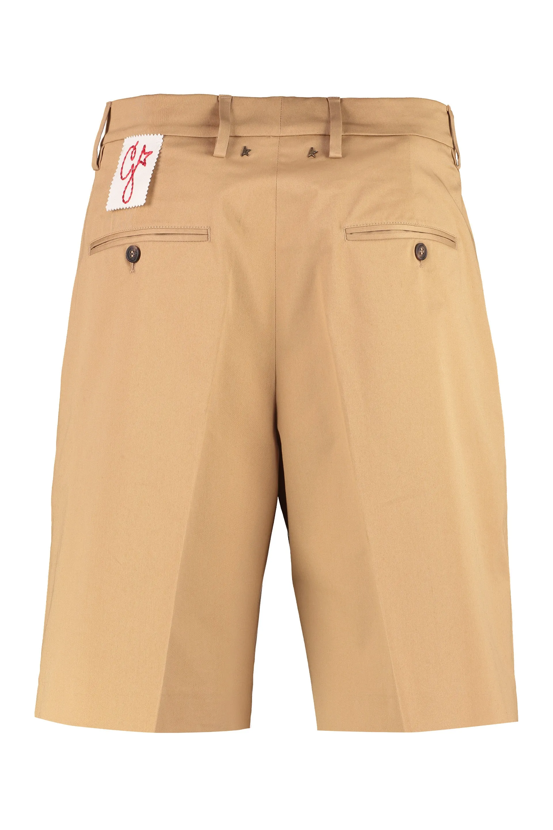 Golden Goose Deluxe Brand Logo Patch Chino Shorts