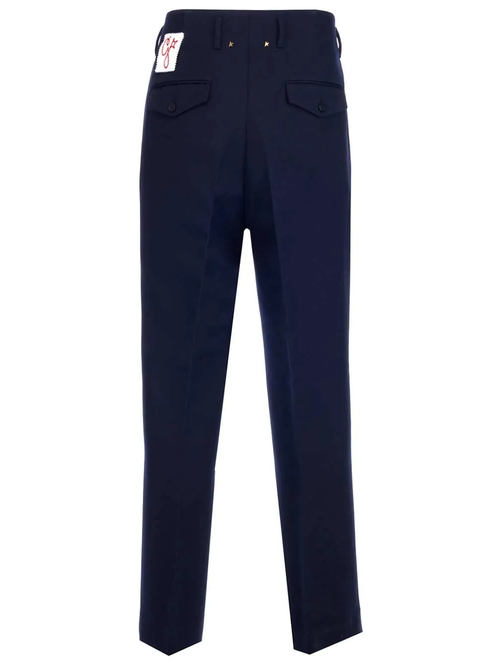 Golden Goose Deluxe Brand Logo Patch Tailored Pants