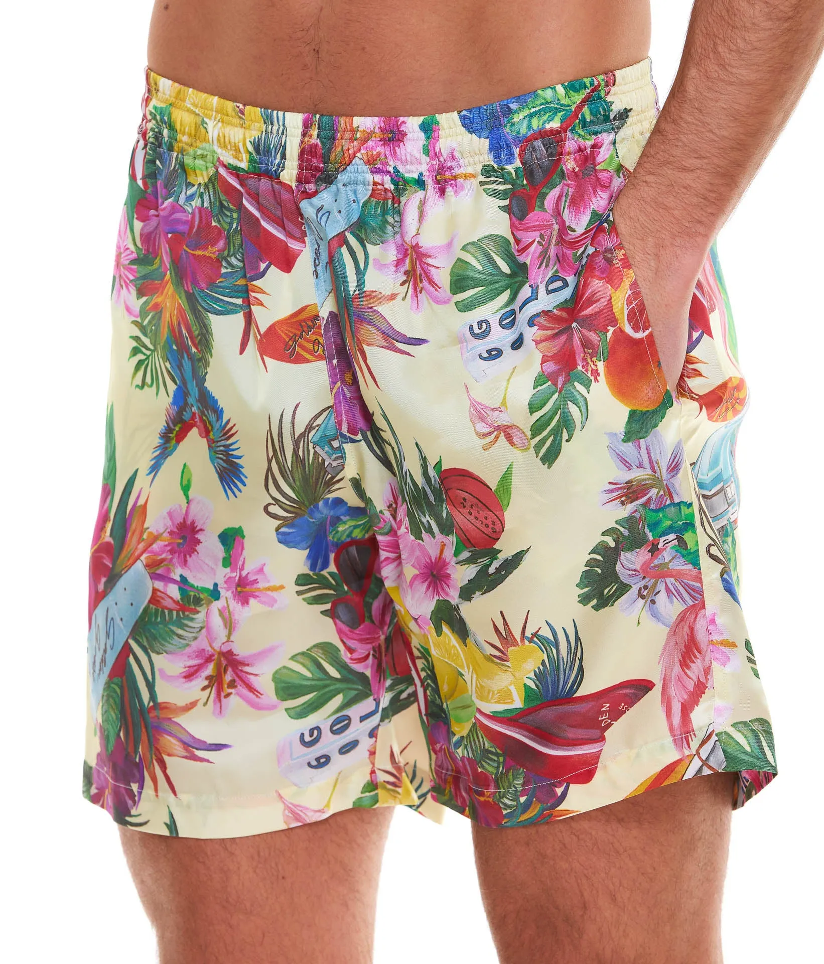Golden Goose Deluxe Brand Printed Journey Shorts