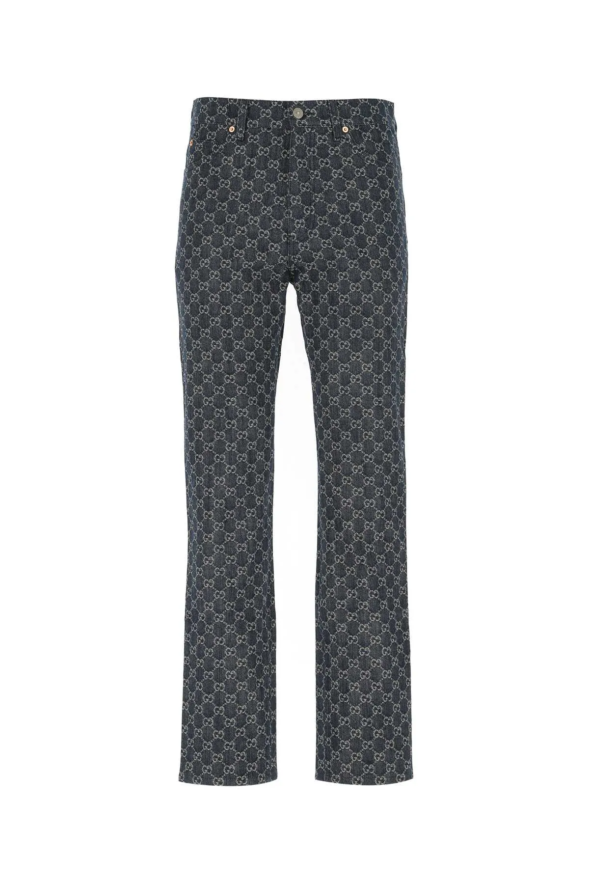 Gucci GG Jacquard Denim Jeans