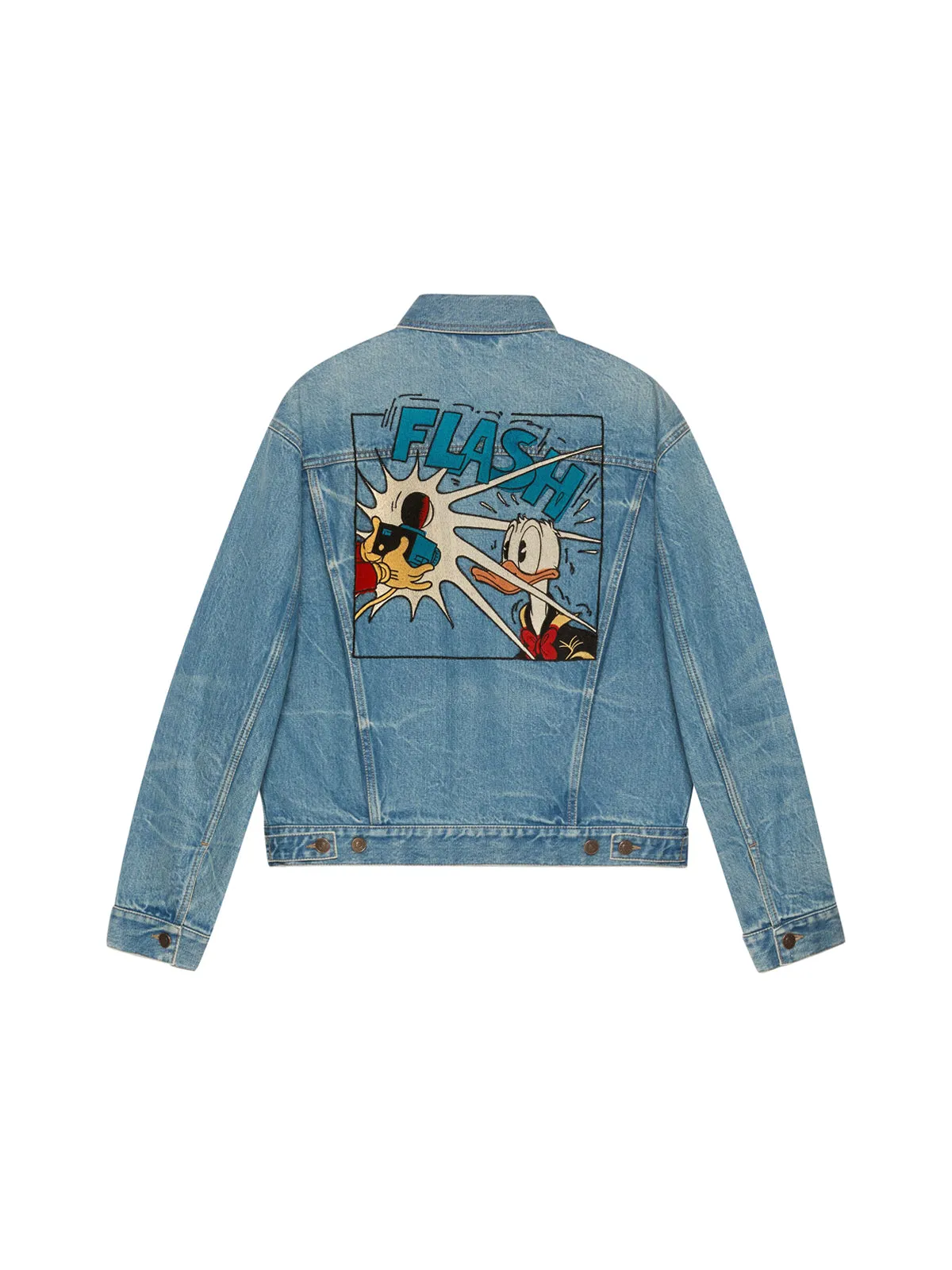 Gucci X Disney Donald Duck Print Denim Jacket