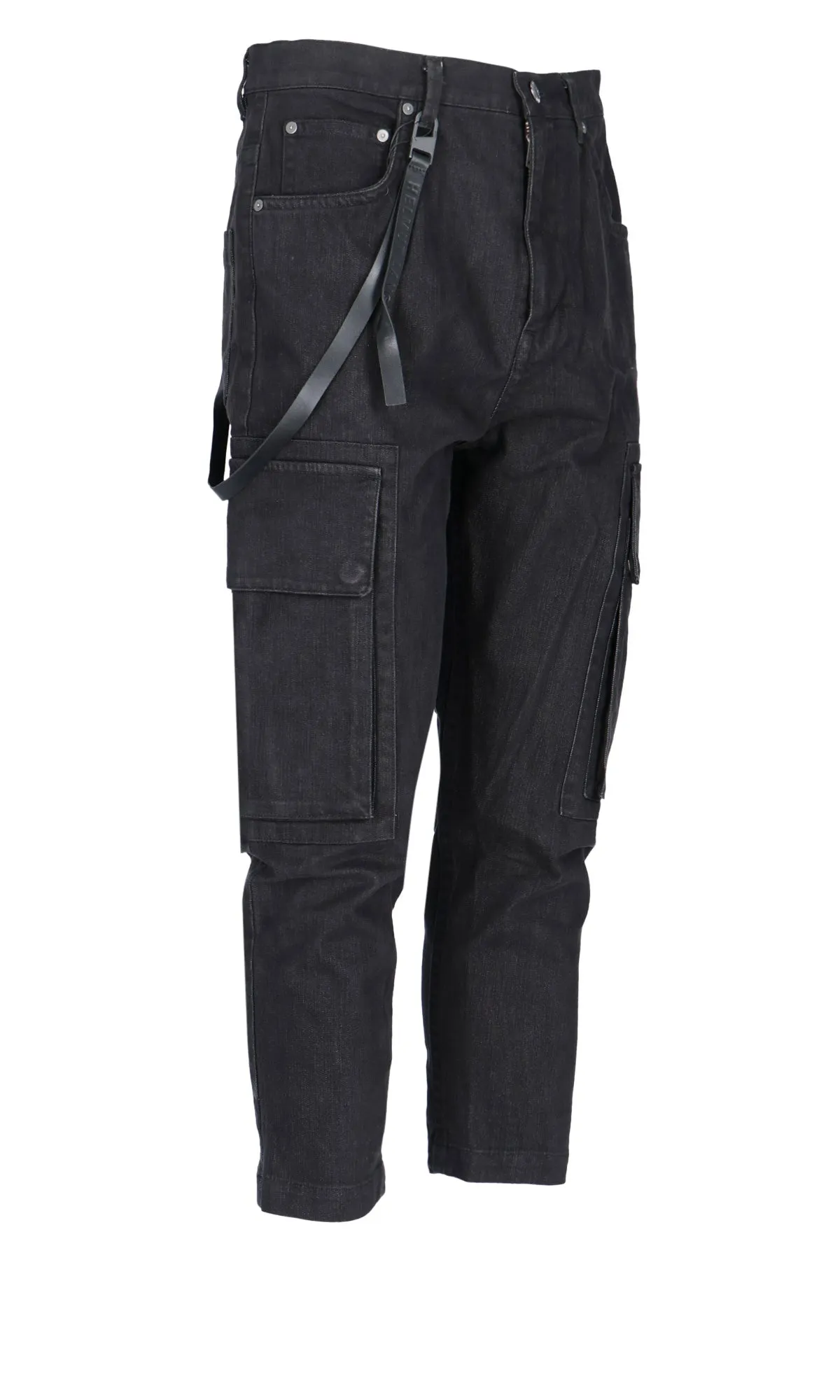Helmut Lang Cropped Cargo Jeans