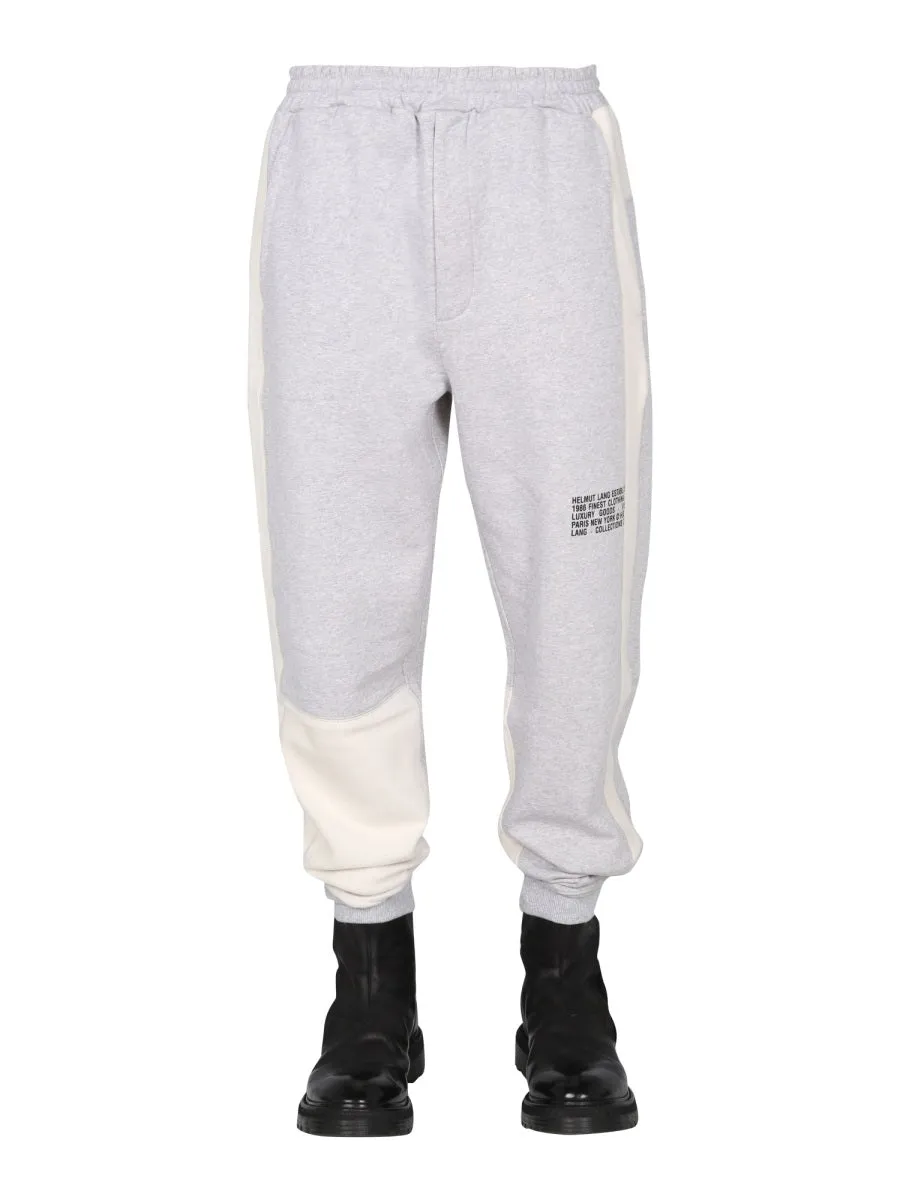 Helmut Lang Logo Detailed Track Pants
