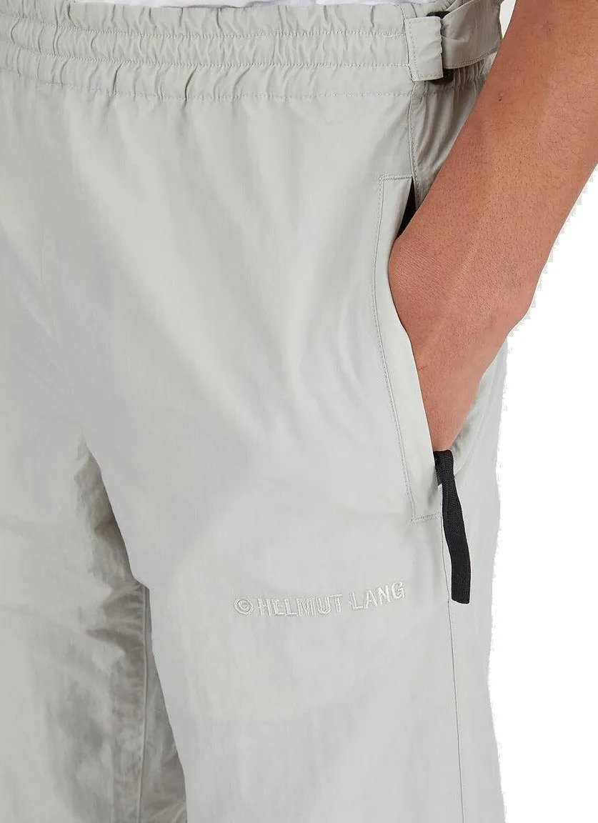 Helmut Lang Logo Embroidered Track Pants
